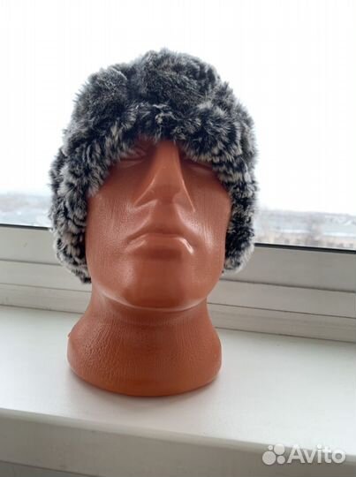 Шапка. Повязка. Мех чернобурки