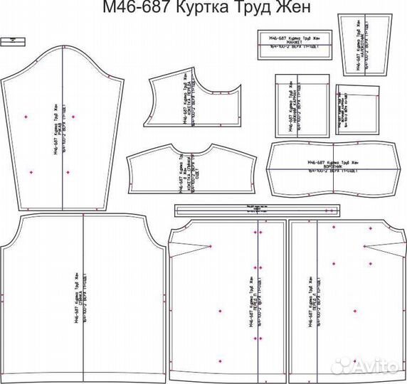 Лекала на спецодежду