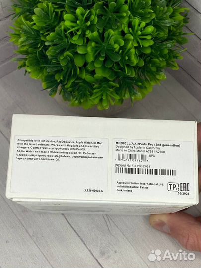 Беспроводные наушники apple airpods pro 2