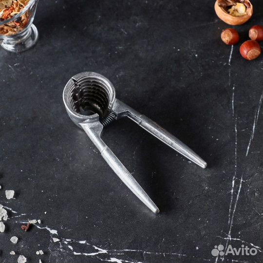 Орехокол «Ретро», алюминиевый, 15 см, микс