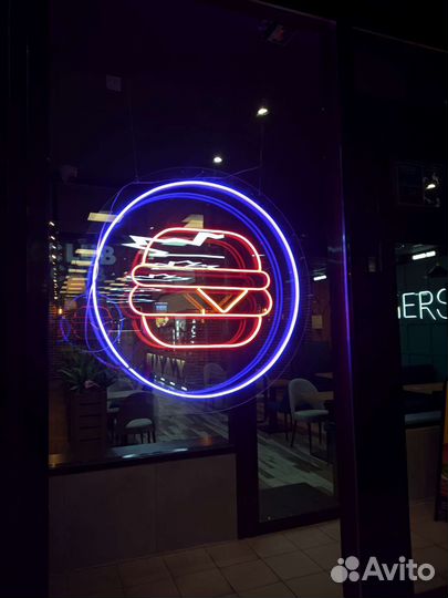 Неоновая вывеска изготовление
