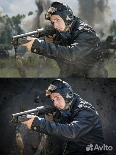 Реставрация фото. Фотомонтаж