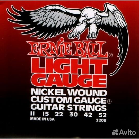 11-52 Ernie Ball 2208 Nickel Wound