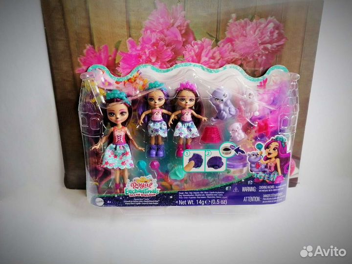 Enchantimals Royal ocean Kingdom Семья Выдры