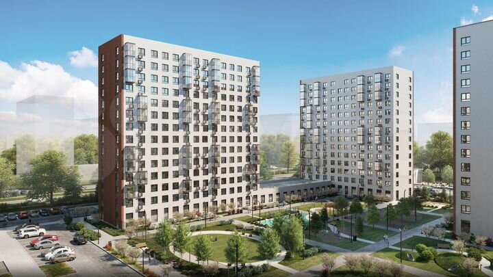 Квартира-студия, 21,4 м², 5/14 эт.