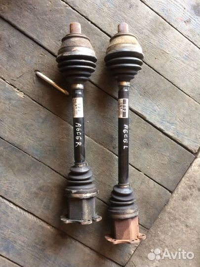 Привод полуось левая правая ауди А6 С6 4F под АКПП