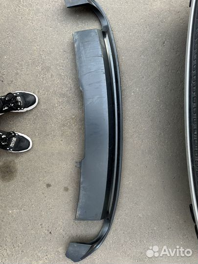 Юбка заднего бампера s-line a4 b9