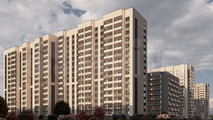 3-к. квартира, 62,7 м², 7/17 эт.