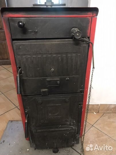 Котел на твердом топливе бу