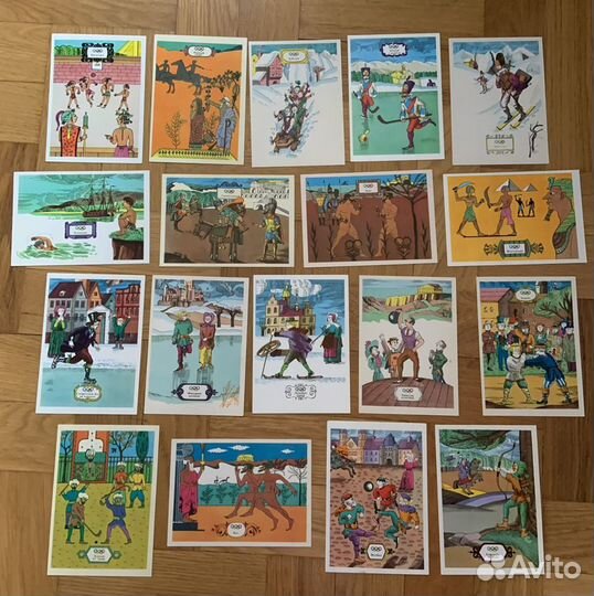 Набор открыток «История пяти колец»