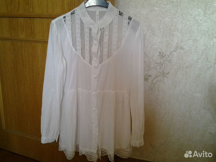Блузки белые