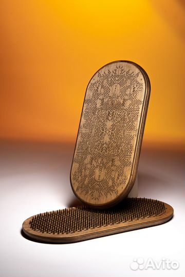 Доска Садху с оцинкованными гвоздями (Динамические