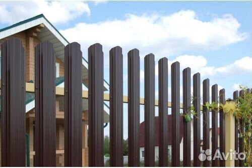 Штакетник (евроштакетник) прямоугольный фигур.0,45