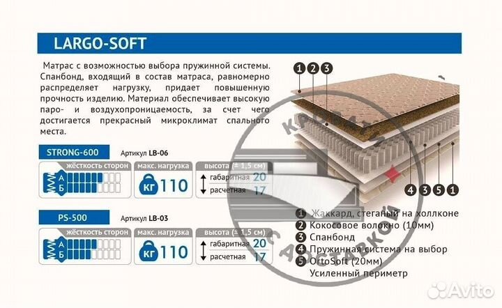 Матрас 120 200