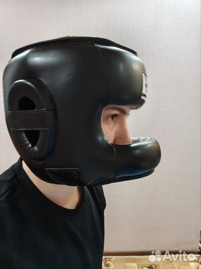 Боксерский шлем с бампером