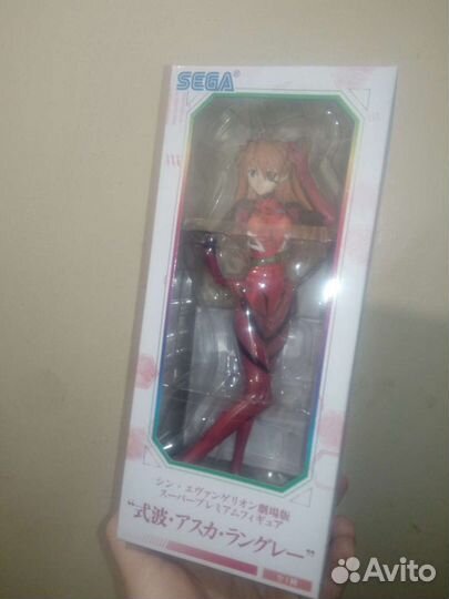 Аниме фигурка Аска в красном комбинезоне
