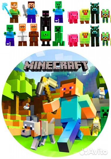 Вафельные картинки на торт