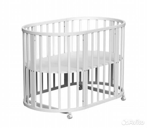 Детская кроватка трансформер + матрасы