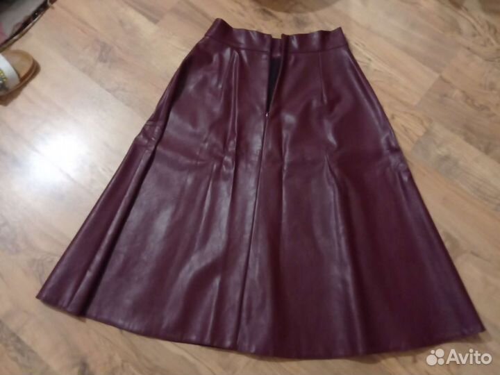 Кожаная юбка