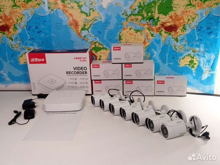 7 камер видеонаблюдения Dahua