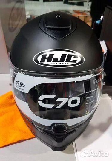 Шлем HJC C70 semi flat black XS-XL