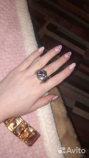 Раритетное кольцо часы