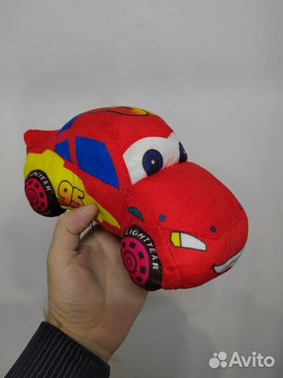 Машина тачки молния маквин плюшевая игрушка 25 см