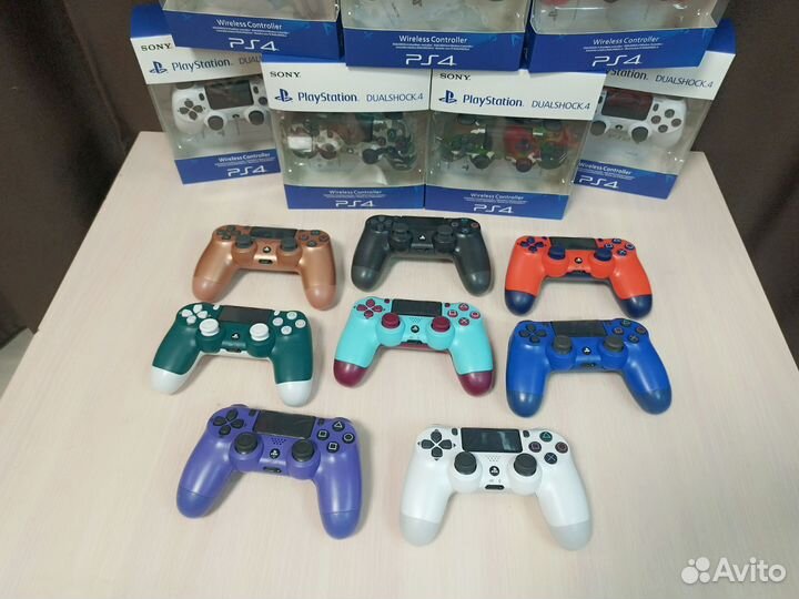 Геймпад для пс4 пс3 пк dualshock белый джойстик