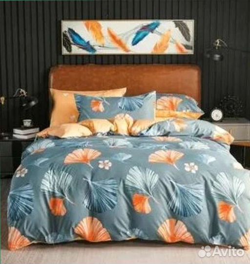 Постельное белье поплин 1,5, 2, евро,дуэт Турция