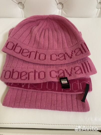 Шапка и шарф оригинал Roberto Cavalli