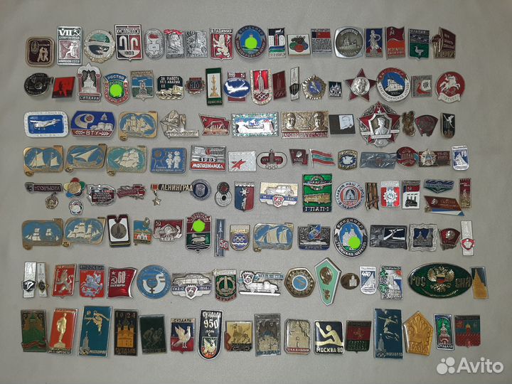 Значки СССР коллекционные