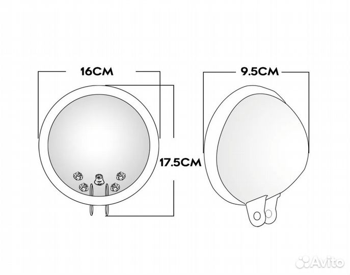 Дг2- 95.Прожектор фар дальнего/ближнего света