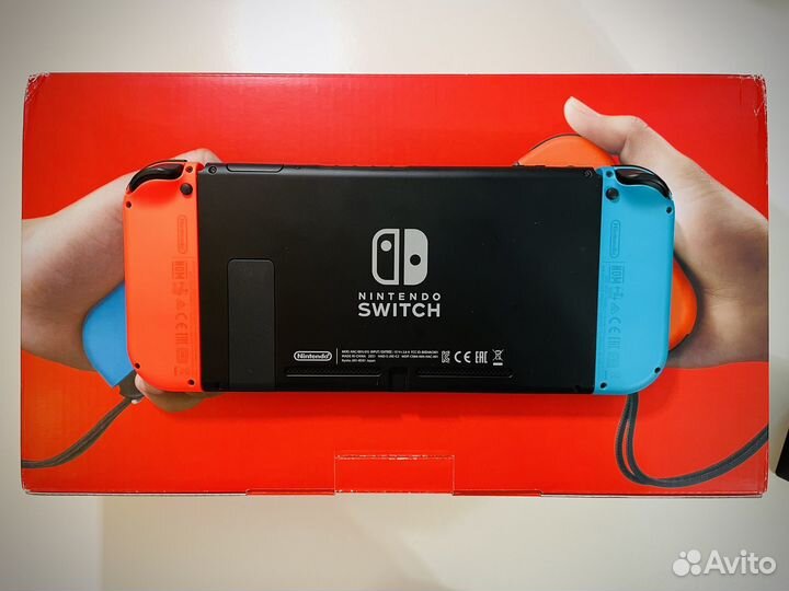 Nintendo Switch Rev. 2 Blue/Red + 31 игра