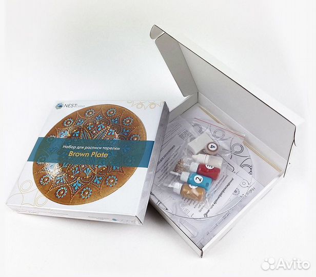 Набор для росписи Brown Plate
