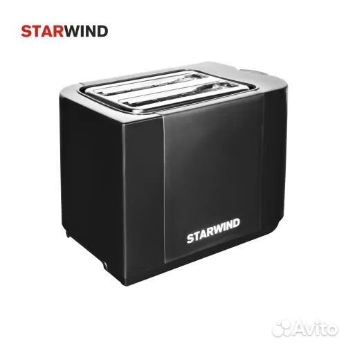 Тостер Starwind ST2103 700Вт черный/черный