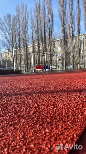 Резиновое покрытие для детских площадок