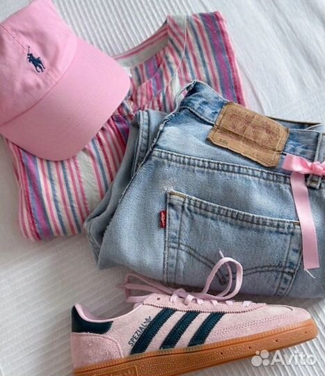 Кроссовки Adidas Spezial Pink Colour