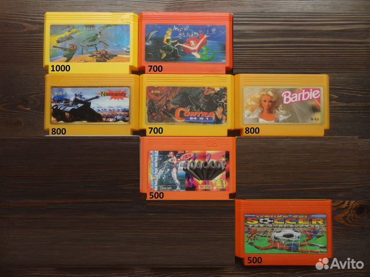 Картриджи и платки Dendy