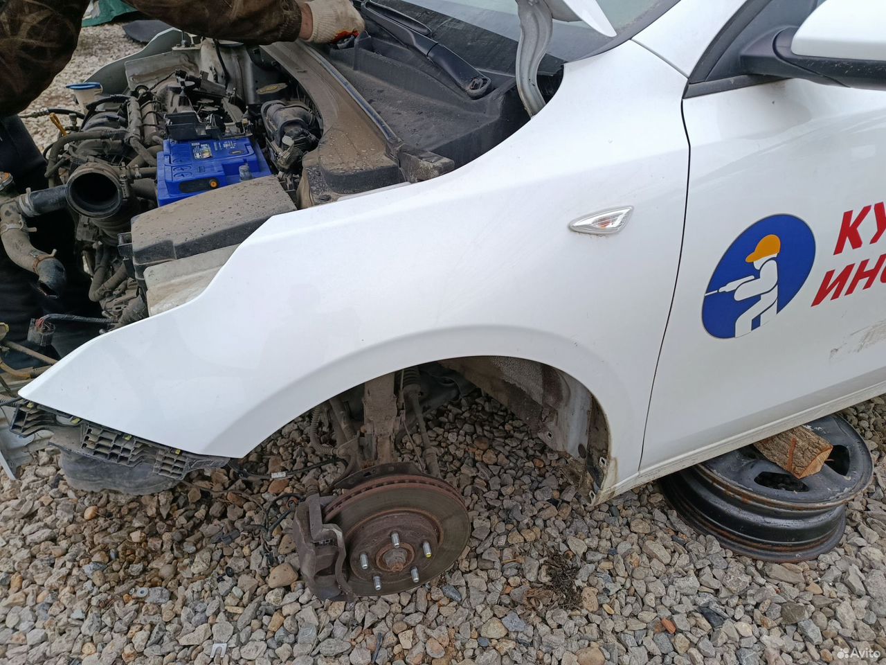 Крыло переднее левое Киа Сид 3 CD оригинал