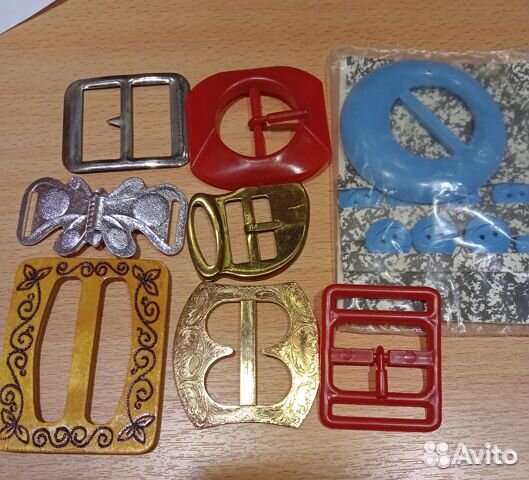 Пряжки, застёжки, 60-80-х гг
