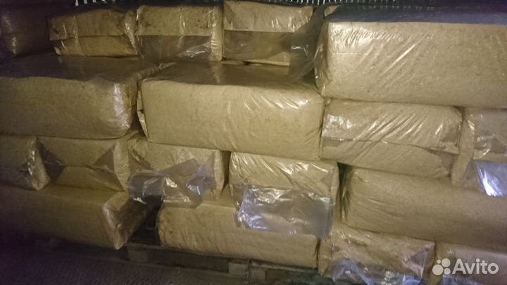 Стружка/опилка в брикетах 0,3 м3