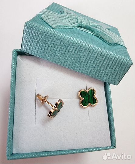 Серьги Van Cleef, пуссеты