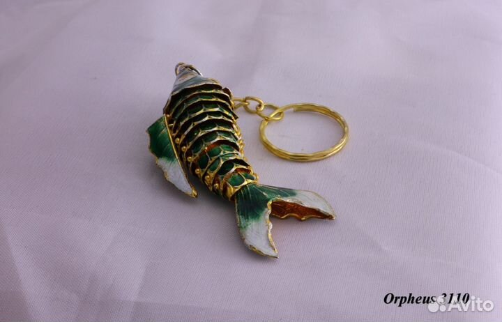 Рыба Карп - Подвеска из Перегородчатой Эмали ru*29