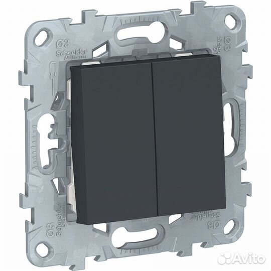 Выключатель Schneider Electric Unica New двухклави