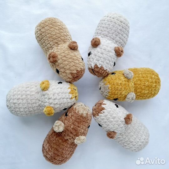 Капибара игрушка мягкая ручной работы