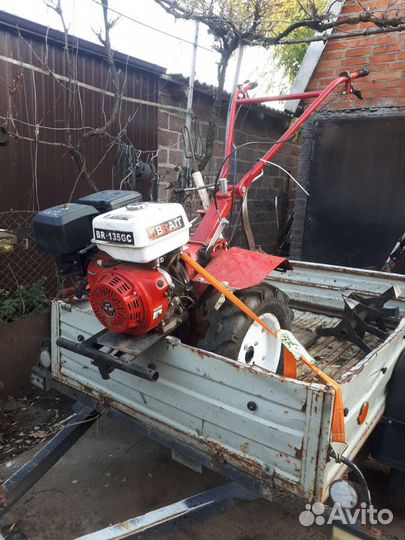 Вспашка земли мотоблоком спил деревьев покос травы