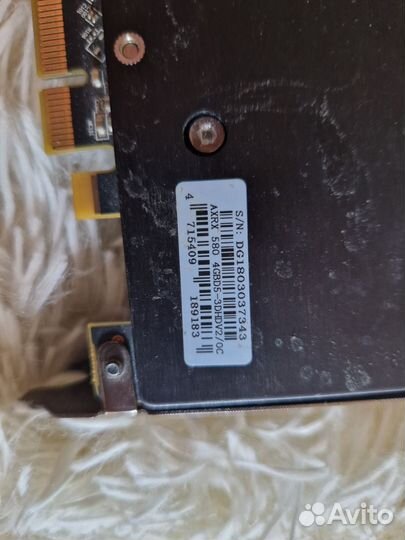 Игровая Видеокарта rx 580 4 gb