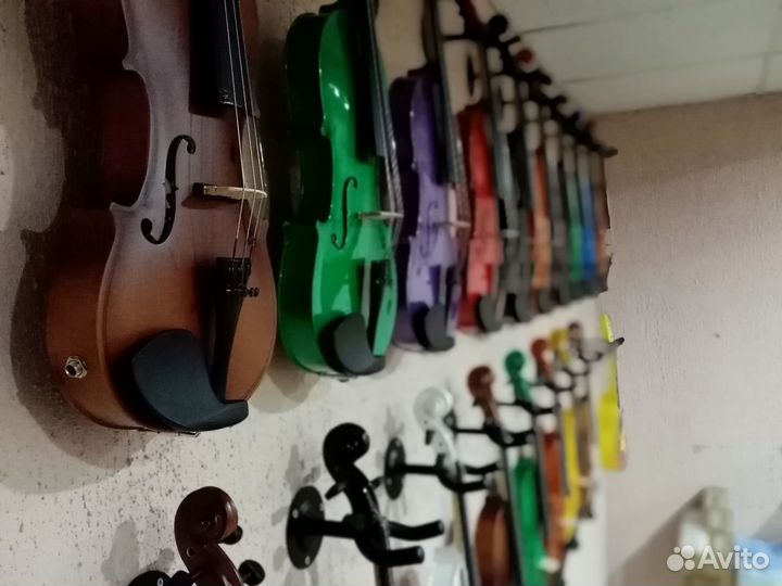 Новые Скрипки 4/4, 3/4, 1/2, 1/4, 1/8, 1/16
