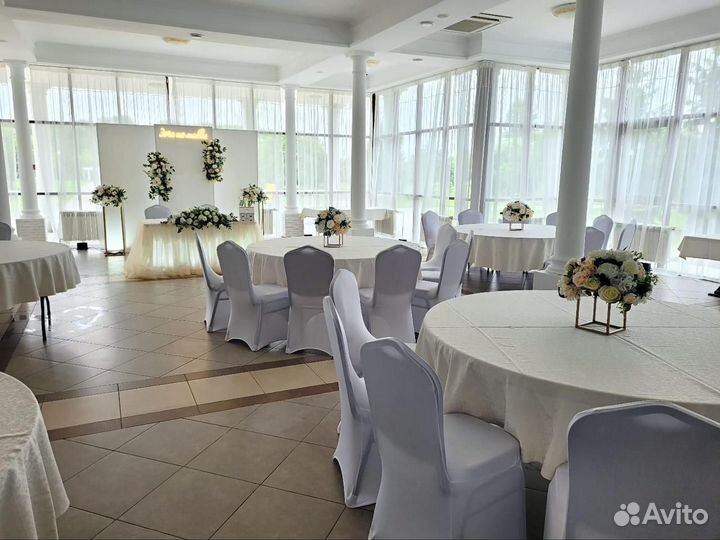 Аренда декора, арки, чехлы, салфетки, стулья