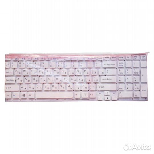 Клавиатура ноут. Sony VPC-EB Белая. Отп. в регионы